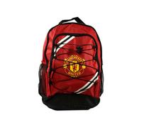 Manchester United FC Core Stripe BackpackOne Size Red BS4484