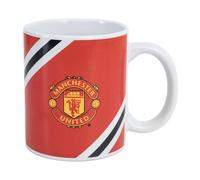 Manchester United FC Core Stripe MugOne Size Red/Black/White BS4548