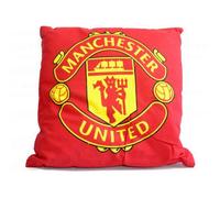 Manchester United Fc Crest Filled Cushion Red/yellow (One Size)