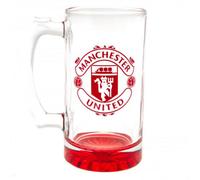 Manchester United Fc Crest Gl Tankard Red (One Size)