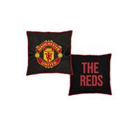 Manchester United FC Crest Reversible 40x40cm Cushion Red