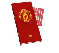 MANCHESTER UNITED FC DIARY 2026 SLIM POCKET DIARY CALENDAR WEEK TO VIEW WITH FREE ORGANISING STICKERS INCLUDED