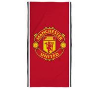 Manchester United Fc Glory Crest Towel Red (One Size)