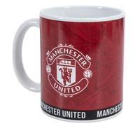 Manchester United FC Identity Crest MugOne Size Red/White TA12560