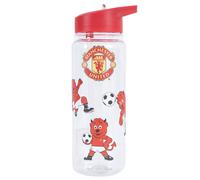 FOCO Officially Licensed Manchester United FC Kids Red Devils Football Mascot Water Bottle 600ml