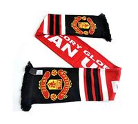 Manchester United FC Man Utd Glory Jacquard Knit Scarf Scarf, Adults, Unisex, Multicoloured (Multicoloured), One Size