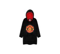 Manchester United FC Men's Oversized Poncho in Black Manchester United FC Black One Size