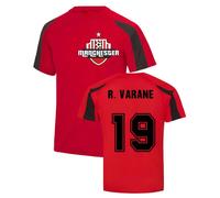 Manchester United FC Men's Raphael Varane Man Utd Sports Training Jersey in Red | Size: Medium Manchester United FC Red M