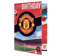 Manchester United FC Musical Birthday Card (One Size) (Multicolored), Multicolored, One size