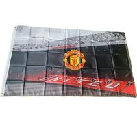 Manchester United FC Old Trafford Flag (91cm x 152cm) (Black/Red/Yellow)