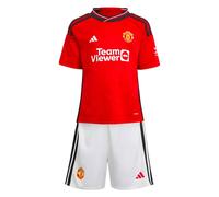 Manchester United FC Personalised 2023 2024 Man Utd Home Mini Kit in Red | Size: 18-24 m Manchester United FC Red 18-24 m