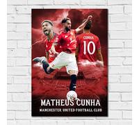 Manchester United FC Print - Man Utd Cunha Core Poster (29.7cm x 42cm - A3)