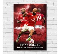 Manchester United FC Print - Man Utd Mbeumo Core Poster (21cm x 29.7cm - A4)