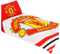 MANCHESTER UNITED FC SINGLE BEDDING SET PILLOW CASE & QUILT COVER PULSE DUVET