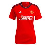 Manchester United FC Women's Personalised 2023 2024 Man Utd Home Shirt in Red | Size: Small Manchester United FC Red S
