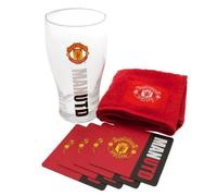 Manchester United Glass Work Mark Mini Bar Set - Multi-Colour, 568 milliliters