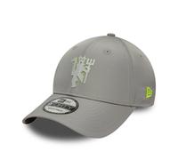 Manchester United Hd Keyline 9Forty Cap Adults - Grey/Neon Yellow