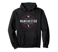 Manchester United Kingdom UK Map Flag Graphic Pullover Hoodie
