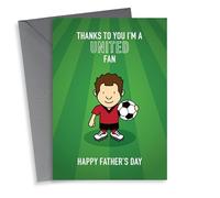 manchester united man united Father's Day Card 8596