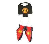 Manchester United Official Licensed Boot Car Hanger - Red Boot-Shaped Car Accessory with Club Crest (75x60 mm)