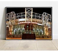 Manchester United Old Trafford Trinity Statue Huge Classic Photo Poster : 36"x24" - Similar to A1 (Slightly Larger) 36" x24"
