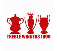 Manchester United Treble Winners 1999 Car Bumper Window Vinyl Decal Sticker