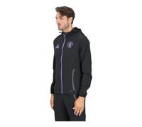 Manchester United Zip Jumper Black - male - Adidas - Zip-throughs - Black - 2XL - Sweatshirts & Hoodies 2XL