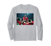 Manchester Utd Roy Keane Goal Celebration World Cup Football Long Sleeve T-Shirt