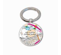 Manchester Utd Stadium Key Ring, Old Trafford Stadium Key Chain, Football Ground Map Key Ring, Man U Football Key Chain, Man Utd Ground Map Gift
