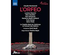 Mancini - Monteverdi: L Orfeo [Luciana Mancini; Marianne Beate Kielland; Sara Mingardo; Jordi Savall] [Naxos: 2110733] [DVD]