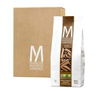 Mancini Pastificio Agricolo - Authentic Italian Whole Wheat Pasta - Penne Rigate - 12 x 500 g (17.6 oz)