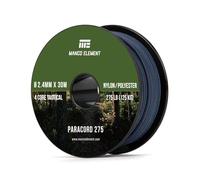 Manco Element 2.4mm Paracord 275lb 30m Rope Cord - 4 Strand, Nylon & Polyester, UV & Abrasion Resistance - Navy Blue