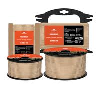 Manco Element 3mm Paracord 425 Type II 15m Khaki | 100% Nylon Rope 3 Strands Tactical Cord | Ideal for Outdoor, Camping, Survival, Crafting, DIY
