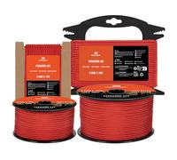 Manco Element 3mm Paracord 425 Type II 15m Red | 100% Nylon Rope 3 Strands Tactical Cord | Ideal for Outdoor, Camping, Survival, Crafting, DIY