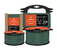 Manco Element 3mm Paracord 425 Type II 30m Dark Green | 100% Nylon Rope 3 Strands Tactical Cord | Ideal for Outdoor, Camping, Survival, Crafting, DIY