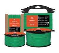 Manco Element 3mm Paracord 425 Type II 30m Jade Green | 100% Nylon Rope 3 Strands Tactical Cord | Ideal for Outdoor, Camping, Survival, Crafting, DIY