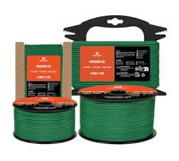 Manco Element 3mm Paracord 425 Type II 30m Kelly Green | 100% Nylon Rope 3 Strands Tactical Cord | Ideal for Outdoor, Camping, Survival, Crafting, DIY
