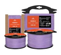 Manco Element 3mm Paracord 425 Type II 30m Lilac | 100% Nylon Rope 3 Strands Tactical Cord | Ideal for Outdoor, Camping, Survival, Crafting, DIY