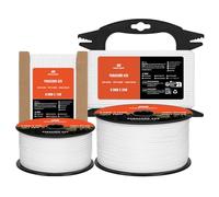 Manco Element 3mm Paracord 425 Type II 30m White | 100% Nylon Rope 3 Strands Tactical Cord | Ideal for Outdoor, Camping, Survival, Crafting, DIY