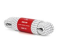 Manco Element Bungee Cord 8mm x 5m Elastic Cord Shock Cord - White/Black