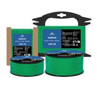 Manco Element Paracord 2mm 15m 3 Strands Type I Jade Green | 100% Nylon Parachute Cord Rope | 90KG Load Capacity - Ideal for DIY, Crafting, Outdoor, Camping
