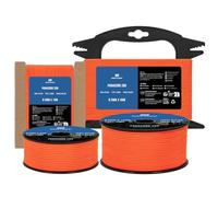 Manco Element Paracord 2mm 15m 3 Strands Type I Orange | 100% Nylon Parachute Cord Rope | 90KG Load Capacity - Ideal for DIY, Crafting, Outdoor, Camping