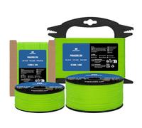 Manco Element Paracord 2mm 30m 3 Strands Type I Neon Green | 100% Nylon Parachute Cord Rope | 90KG Load Capacity - Ideal for DIY, Crafting, Outdoor, Camping