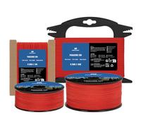 Manco Element Paracord 2mm 30m 3 Strands Type I Red | 100% Nylon Parachute Cord Rope | 90KG Load Capacity - Ideal for DIY, Crafting, Outdoor, Camping