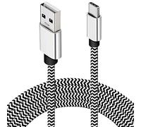 Mancro USB C Charger Cable 4.5M, Long USB C Cable Fast Charge, Long Type C Charger Nylon Braided 480Mbps Speed Compatible with Switch, Xbox, PS5, Samsung Galaxy S25/S24, Pixel 9a/8a, Oneplus 13/12