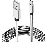 Mancro USB C Charger Cable 4.5M, Long USB C Cable Fast Charge, Long Type C Charger Nylon Braided 480Mbps Speed Compatible with Switch, Xbox, PS5, Samsung Galaxy S25/S24/S23, Pixel 9a/8a, Oneplus 13/12