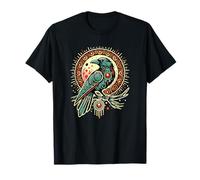 Mandala Art Crow Silhouette Raven Crows T-Shirt