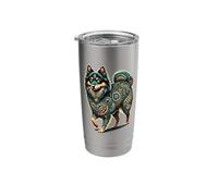 Mandala Art Schipperke Schipperkes Stainless Steel Insulated Tumbler