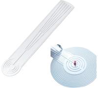 Mandala Art Template Drawing Ruler,Mandala Dot Art Circle Maker, Compass Protractor Straight Dotting Acrylic Ruler for Dot Art Geometric Mandala Pattern Design (49.5cm)