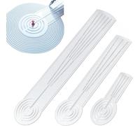 Mandala Art Template Drawing Ruler,Mandala Dot Art Circle Maker, Compass Protractor Straight Dotting Acrylic Ruler for Dot Art Geometric Mandala Pattern Design (All sizes)